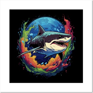 Shark Earth Day Posters and Art